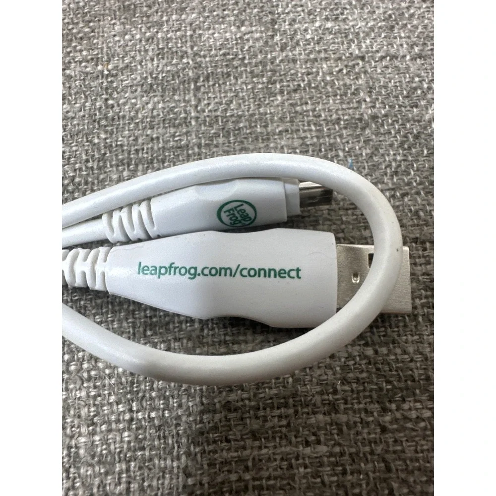 LeapFrog Original USB Sync Charging Cable Cord LeapPad LeapReader White Mini USB